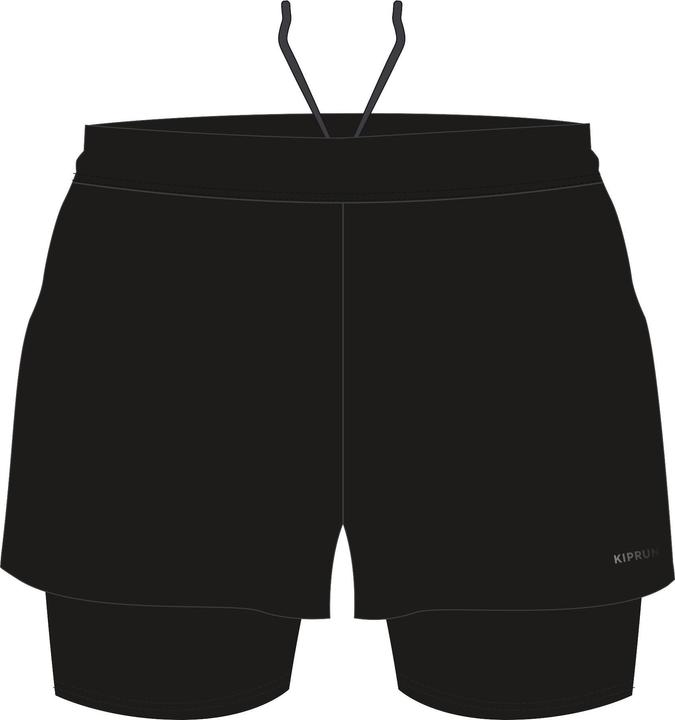 Actual product image Kiprun Laufshorts Herren Tights 2-in-1 - schwarz (L)