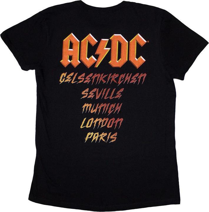 Actual product image AC/DC Womens/Ladies High Voltage Dive Bar Back Print T-Shirt (L)