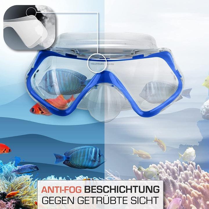 Image du produit Tropisport Kids-Premium Set de plongée complet - avec tuba et masque (Incl. sans casse)