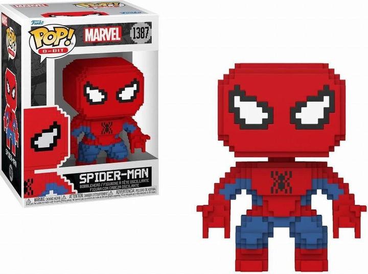 Actual product image Funko Marvel POP! 8-Bit Vinyl Figure Spider-Man 9 cm
