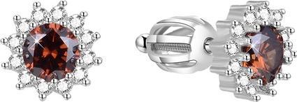 Produktbild Beneto Silver earrings with zircons AGUP1608S (L)