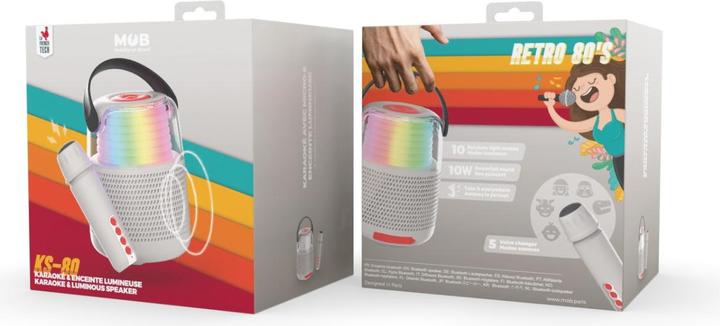 Actual product image Mobility on Board Karaoke speaker KS-80 grey (5 h, Electrical connection)