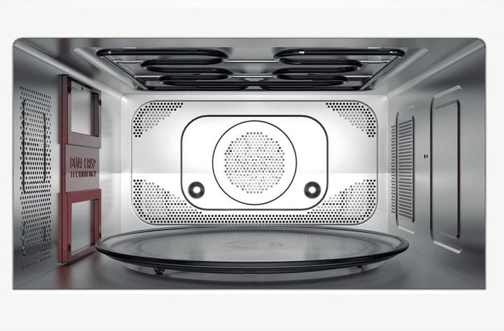 Actual product image Whirlpool MWSC 9133 SB, Aanrecht, Combinatiemagnetron, 33 l, 1000 W, Draaiknop, Touch, Zwart, Zilver (33 l)