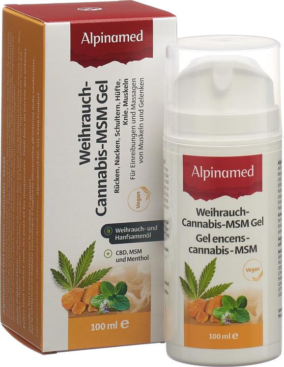 Produktbild Alpinamed Weihrauch Cannabis MSM Gel Gel (1 x, 100 ml, 161 g)