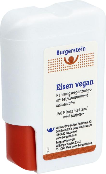 Immagine prodotto Burgerstein Ferro vegano (150 Pezzo/i, Pillole, 115 g)