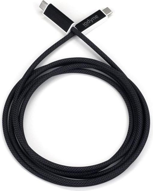 Produktbild Iodyne Set of 4 pieces of 2m USB4 / Certified Thunderbolt 40 Gb/s Braided Cable - Black (2 m)