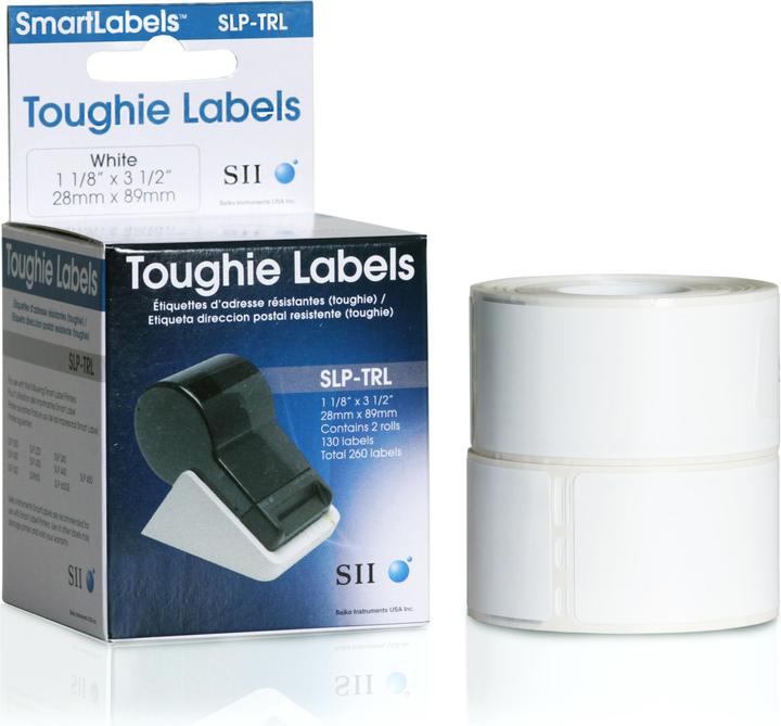 Seiko SLP-TRL, address labels, resistant, 2 rolls à 130 labels