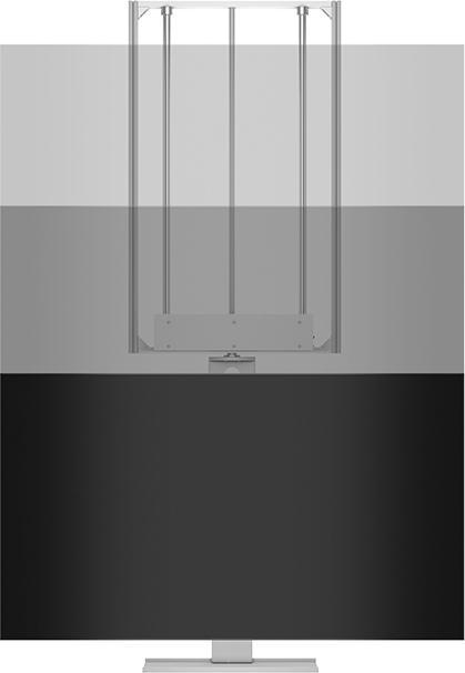 Produktbild DSS TV Deckenlift, 55-75", Funk, max 40 kg, schwarz (75", 40 kg)