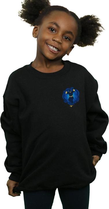 Image du produit Disney Sweatshirt imprimé à la poitrine pour filles Aladdin Movie Genie (116)