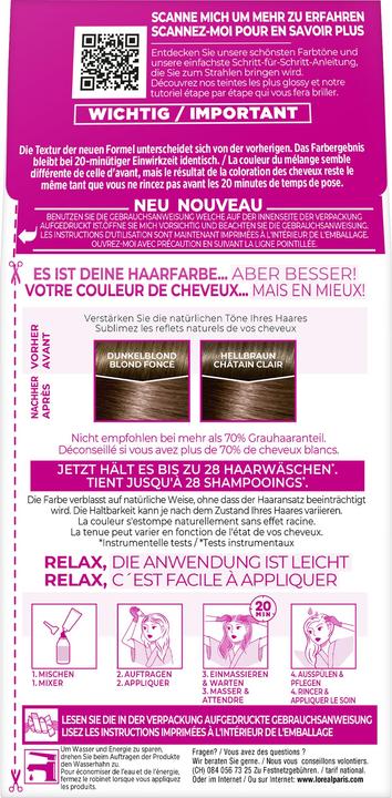 Produktbild L'Oréal Paris Casting Creme (600 Blond Fonce)