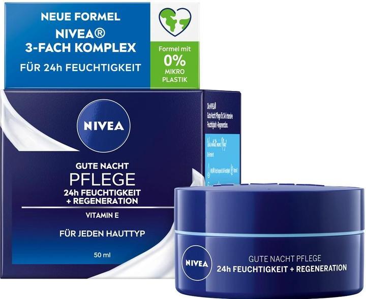 Produktbild NIVEA Good Night Care 24h Moisture + Regeneration (50 ml, 24h Creme)