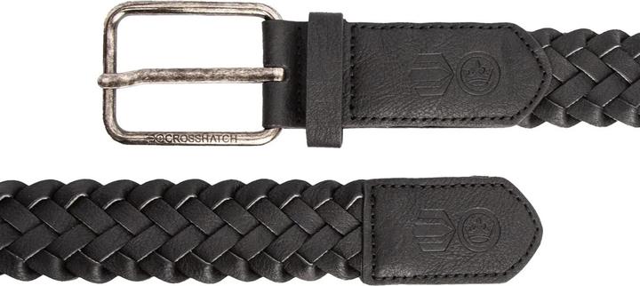 Actual product image Crosshatch Mens Pretzel Woven Waist Belt (XL)