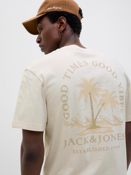 Produktbild Jack & Jones Jjsummer Vibes Tee Ss Crew Neck Ln (L)