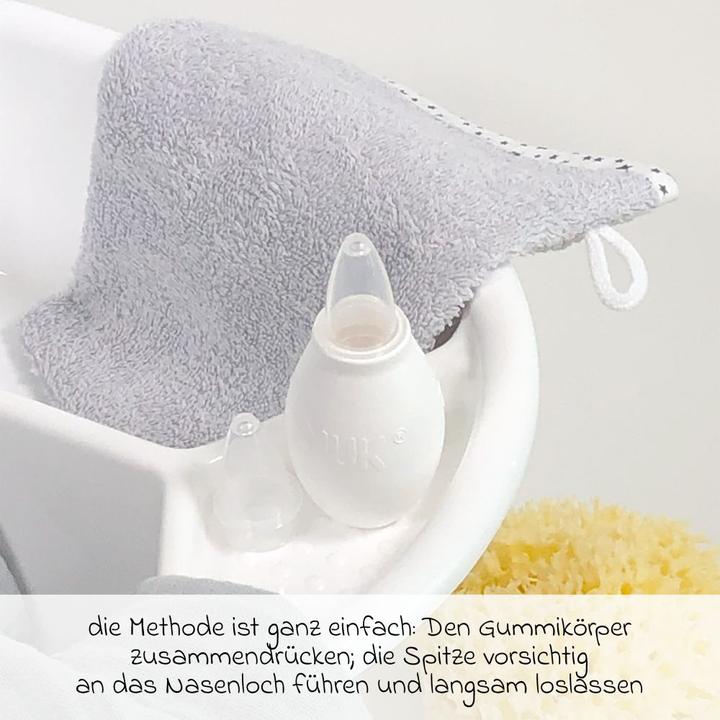 Actual product image NUK Nasal aspirator, for gentle and safe suctioning of snuffy baby noses