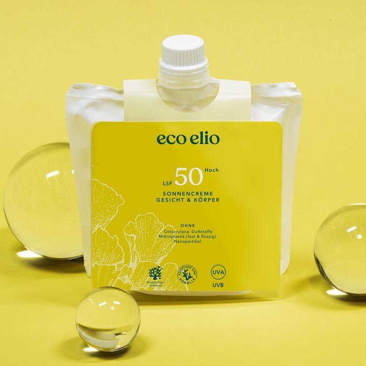 Actual product image Eco Elio Refill Extra Care (Suntan cream, SPF 50, 250 ml, 510 g)