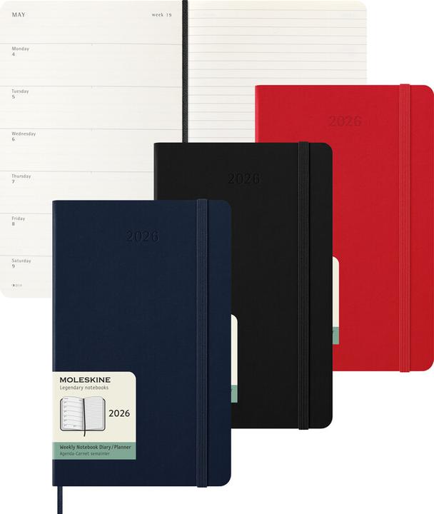 Produktbild Moleskine Geschäftsagenda Weekly (130 x 210 mm, Englisch)