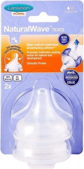 Actual product image Lansinoh Slow Flow Natural Wave (2 x, from birth)