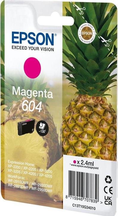 Actual product image Epson 604 (M)