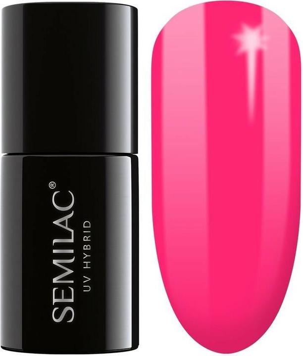 Produktbild Semilac UV Hybrid SemiBeats by Margaret 517 Neon Roxin 7ml (Neon Pink, UV-Gel Lack)
