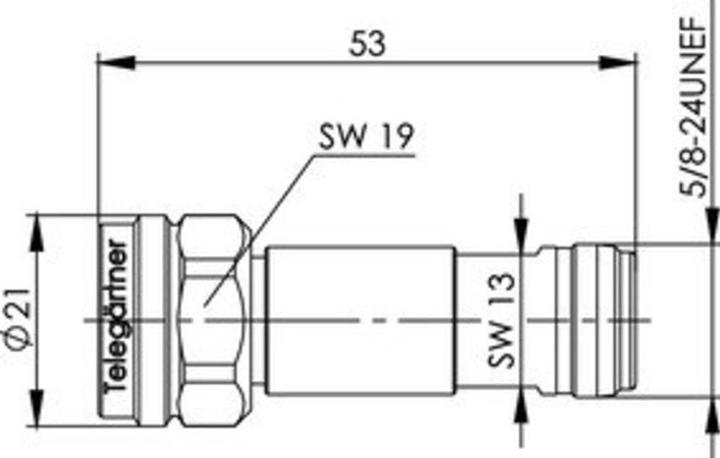 Produktbild Telegärtner Dämpfungsglied J01026A0018 1 S