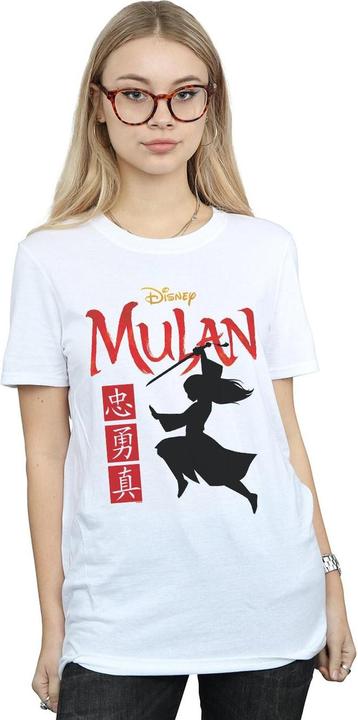 Immagine prodotto Disney Mulan Movie Warrior Silhouette Maglietta Ampia Donna (5XL)
