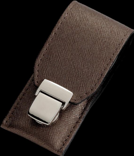 Immagine prodotto Herba Set manicure 3 pezzi Inox in astuccio, marrone