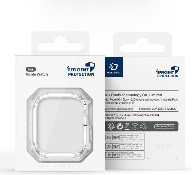 Actual product image Dux Ducis Tamo protective case Apple Watch Series 7/8/9 Case 41mm - Transparent