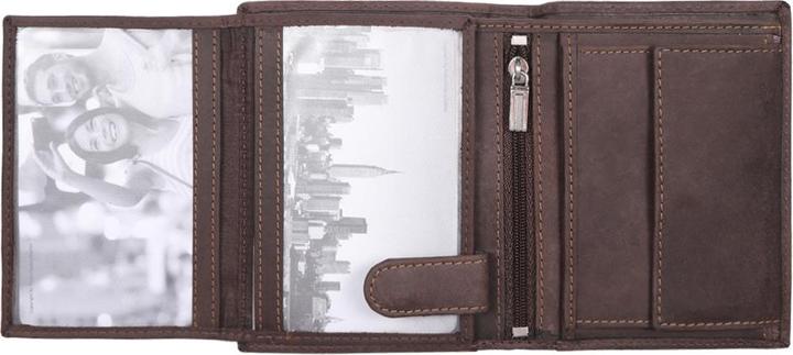 Actual product image Giorgio Carelli Unisex billfold with zip compartment. RFID