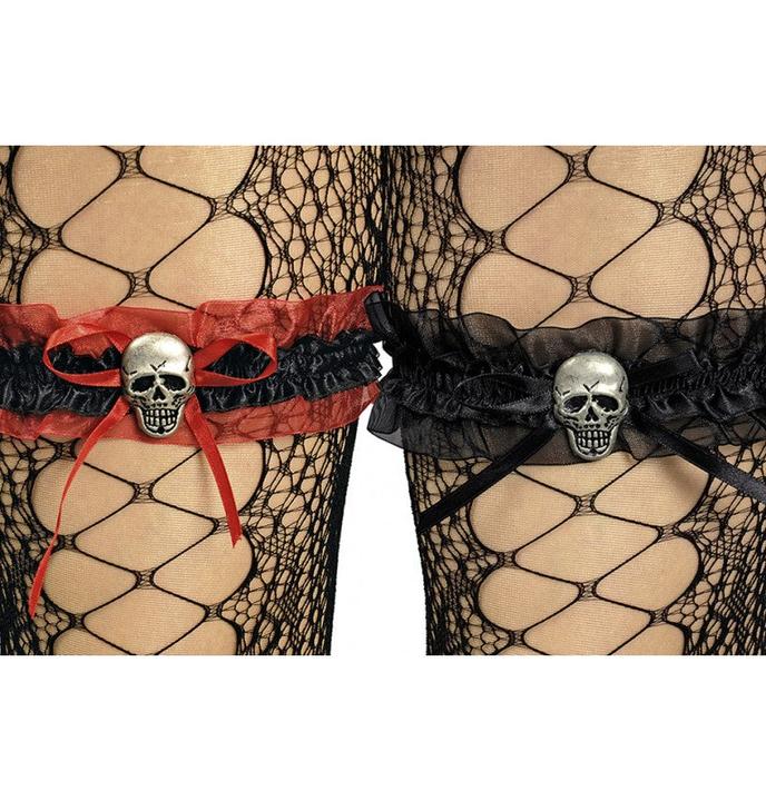 Immagine prodotto Chaks Teschio di pirata della giarrettiera nero-rosso