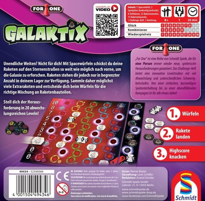 Image du produit Schmidt Spiele For One Galaktix (d) (Allemand)