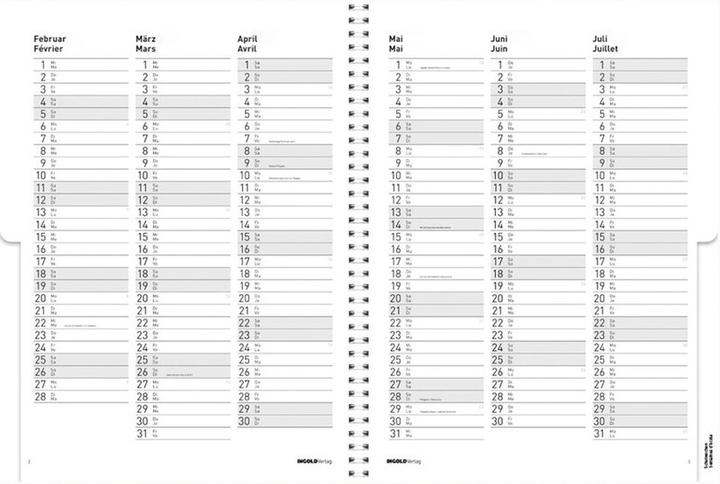 Actual product image Agenda Edition light Spiral Flex (23 x 30.5 cm, German, French)