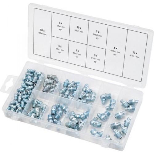 Produktbild KS Tools Sortiment Schmiernippel, M6-8-10x1,0, 110-tlg