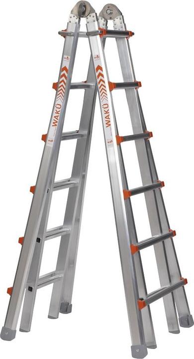 Immagine prodotto kaiserkraft Scala telescopica pieghevole (Scaletta multiuso, 640 cm)