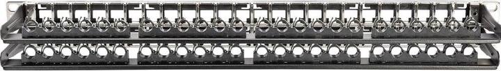Produktbild Digitus Patch Panel Gehaeuse 1HE fuer Keystone Module 48-Port 48,3cm 19Zoll schwarz RAL 9005
