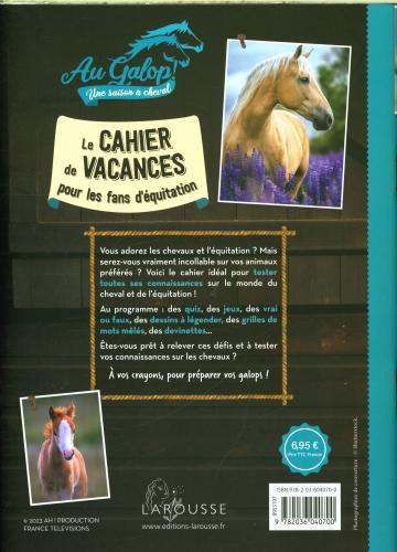 Produktbild Au galop : cahier de vacances pour les fans d'équitation (Französisch, Lot Béatrix, 2023)