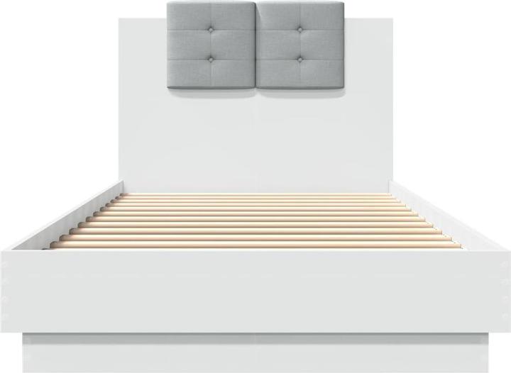 Image du produit VidaXL Cadre de lit avec tête de lit et lampes LED (90 x 200 cm)