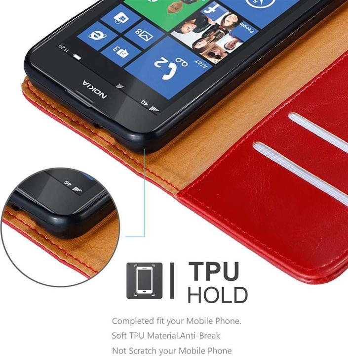 Actual product image Cadorabo Book Luxury Cover (Nokia Lumia 520)
