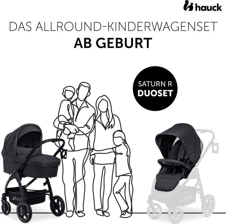 Produktbild Hauck 3in1 Kinderwagen-Set Saturn R Trio Set inkl.