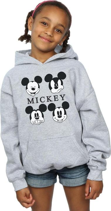 Immagine prodotto Disney Mickey Mouse Four Heads Felpa con Cappuccio Ragazze (116)