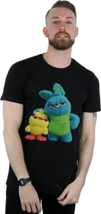 Actual product image Disney Mens Toy Story 4 Ducky And Bunny T-Shirt (5XL)