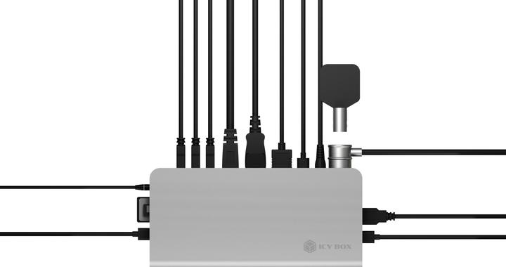 Produktbild Icy Box RaidSonic ICYBOX IB-DK2408-C Dockingstation 11in1 (USB-C, 1 Ports)