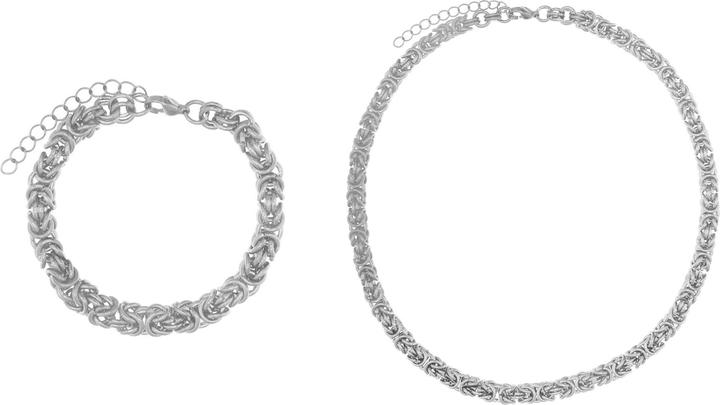 Actual product image Heideman Set Jim silver coloured (100% stainless steel)