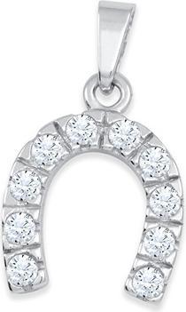 Actual product image Brilio Silver - Silver pendant Horseshoe with zircons 446 001 00406 04