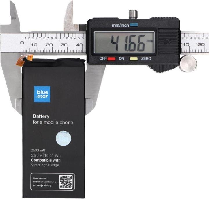 Actual product image Battery Blue Star BLUE STAR PREMIUM battery for SAMSUNG S6 Edge 2600 mAh