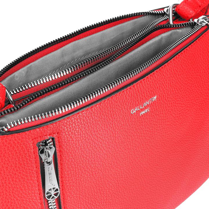Produktbild Gallantry Rote Handtasche aus genarbtem Kunstleder