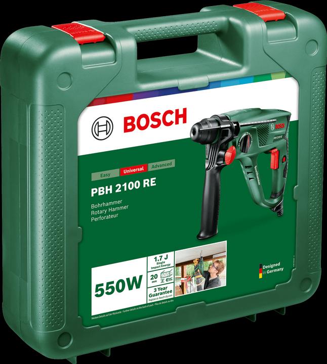 Actual product image Bosch Home & Garden PBH 2100 RE rotary hammer drill, 550 W motor (Electrical connection)