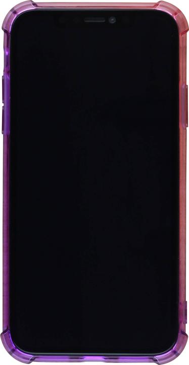 Image du produit PhoneLook Coque Bumper Rainbow Silicone anti-choc avec bords protégés rose (Realme 12 Pro+, Apple iPhone 12)