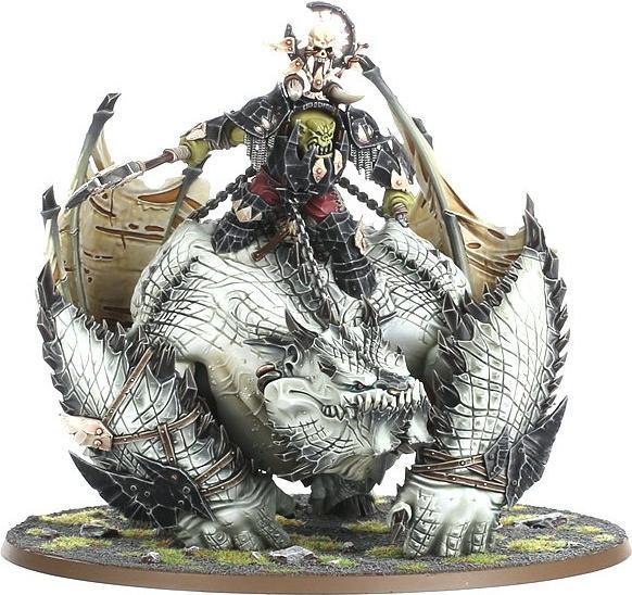 Actual product image Games Workshop Warhammer AoS - Ironjawz Megaboss sur Maw-krusha