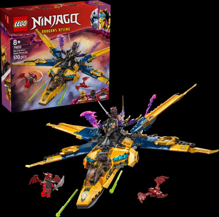 Produktbild LEGO Ras und Arins Super-Sturmflieger (71833, LEGO Ninjago)