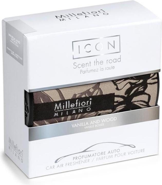 Actual product image Millefiori Vanilla & Wood Icon Refreshing Car Textiles - 50 g